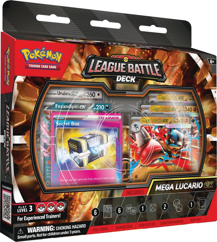 MSRP $30! Selling at cost! League Battle Deck [Mega Lucario ex] - Miscellaneous Cards & Products Release 6/19 PRE-ORDER